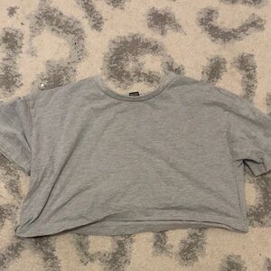 SHEIN Gray Short Sleeve Tee
